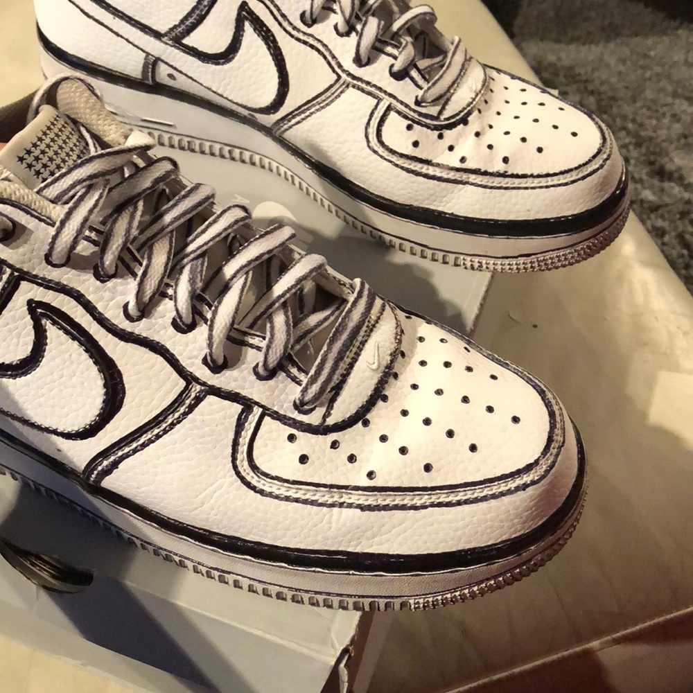 Customized Af1 Cartoon design